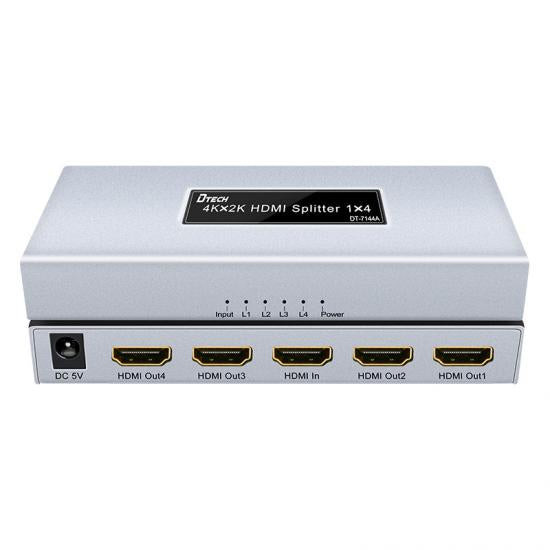 DTECH DT-7144A 4Kx2K HDMI SPLITTER 1x4 DTECH DT-7144A 4Kx2K HDMI SPLITTER 1x4